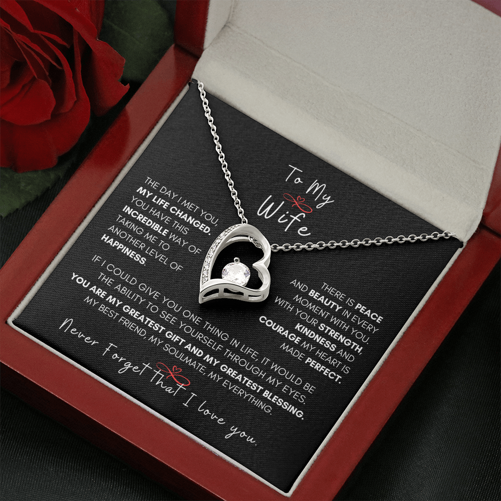 Forever Love Necklace for My Wife