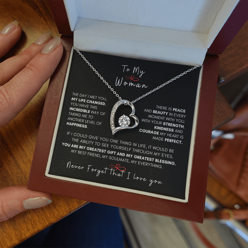 Forever Love Necklace for My Woman