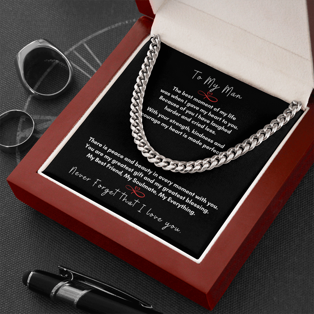 Forever Love Cuban Link Chain for My Man