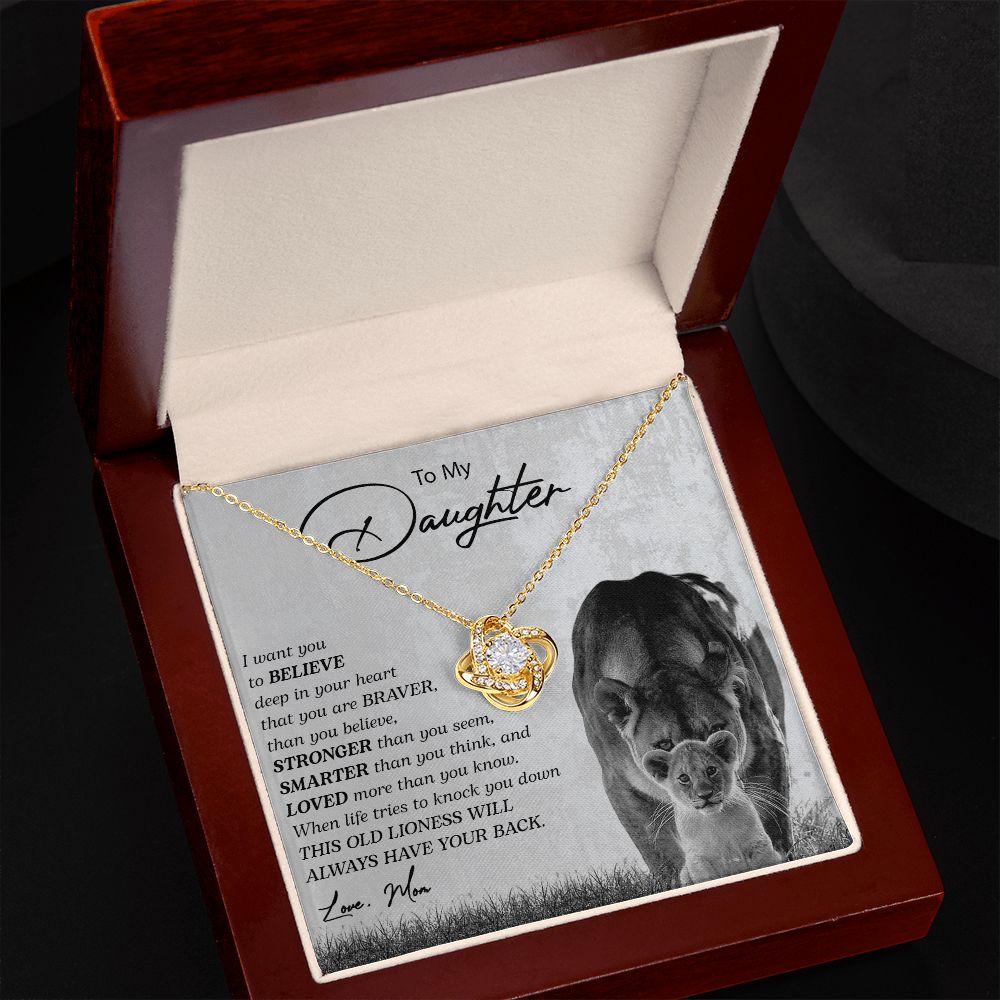 My Daughter | This Old Lioness - Love Knot Necklace