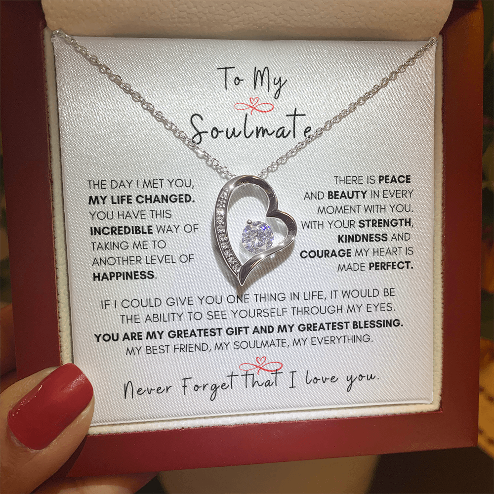 Forever Love Necklace for My Soulmate
