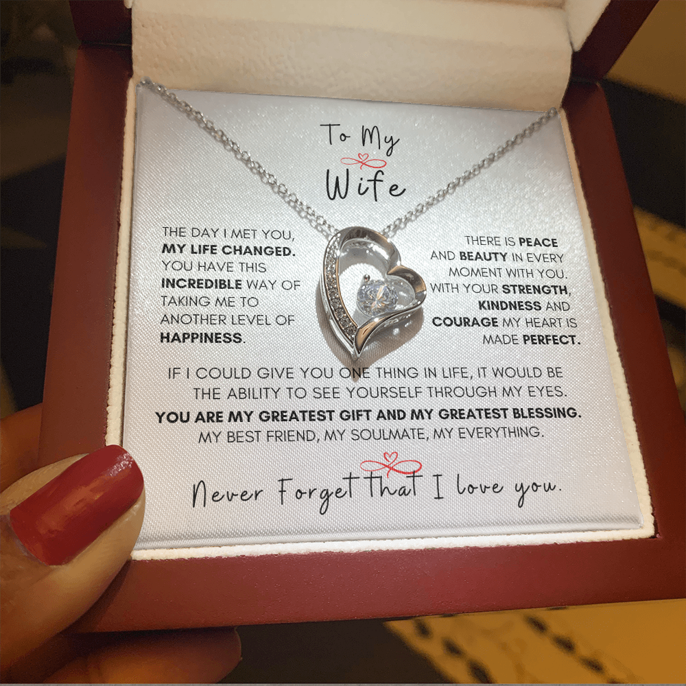 Forever Love Necklace for My Wife