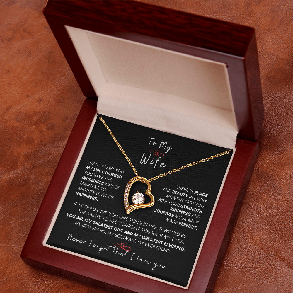 Forever Love Necklace for My Wife