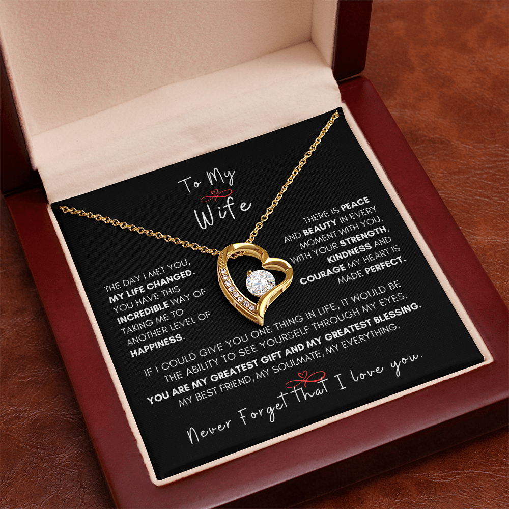 Forever Love Necklace for My Wife
