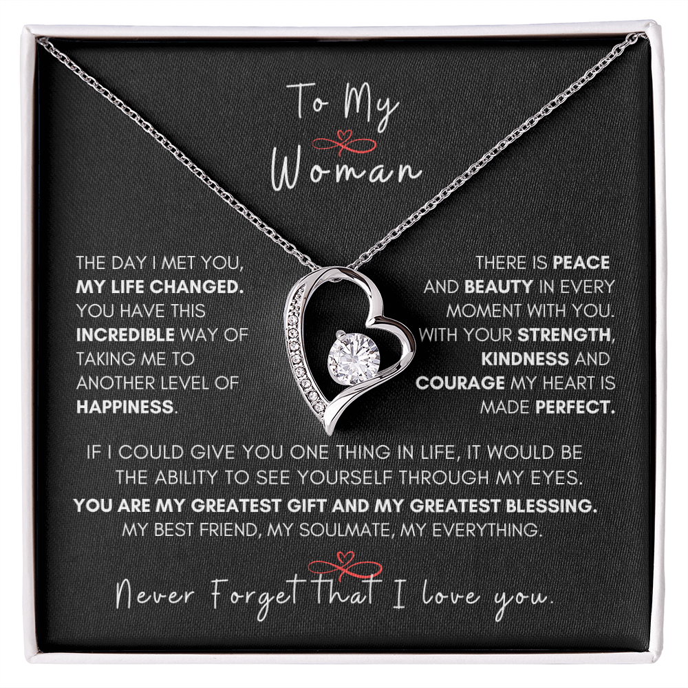 Forever Love Necklace for My Woman