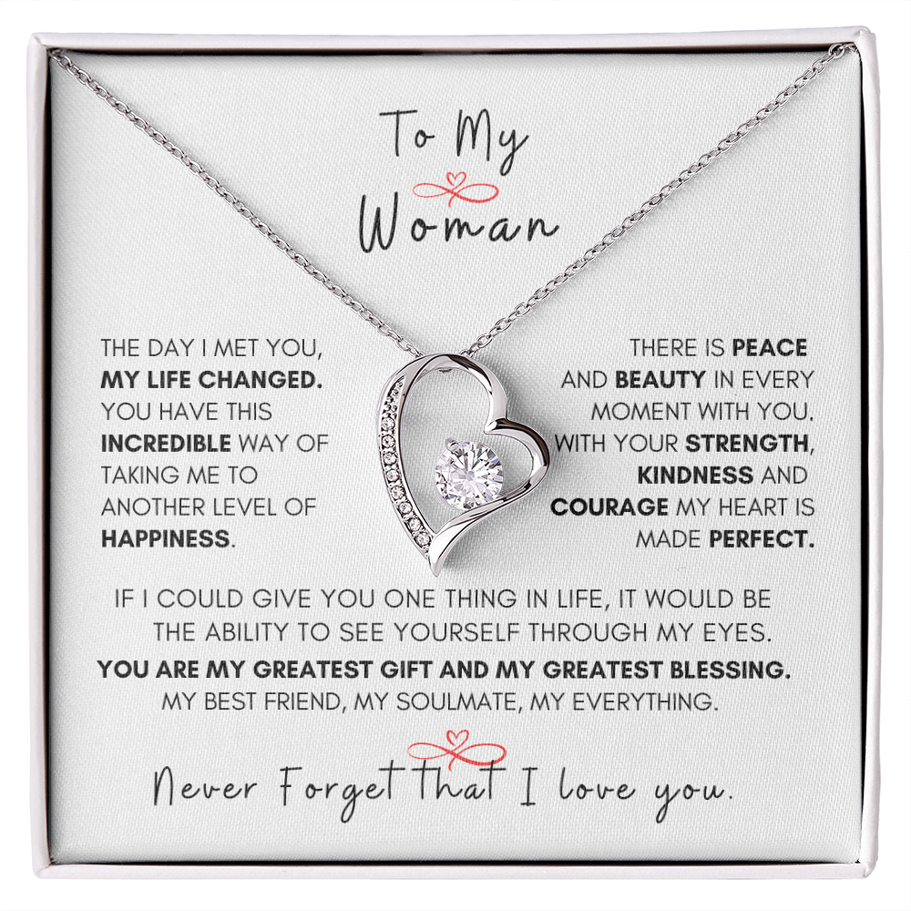 Forever Love Necklace for the Woman I Love