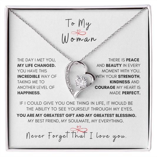 Forever Love Necklace for the Woman I Love
