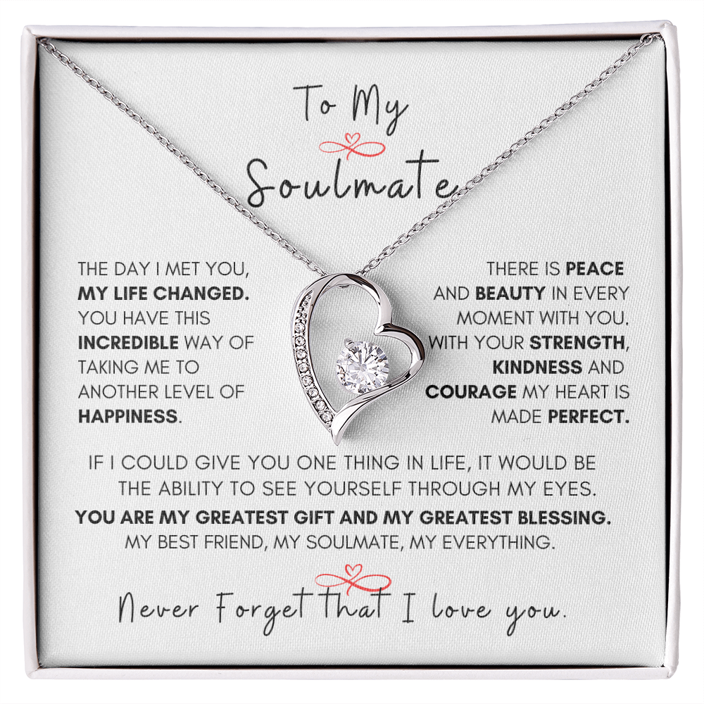 Forever Love Necklace for My Soulmate