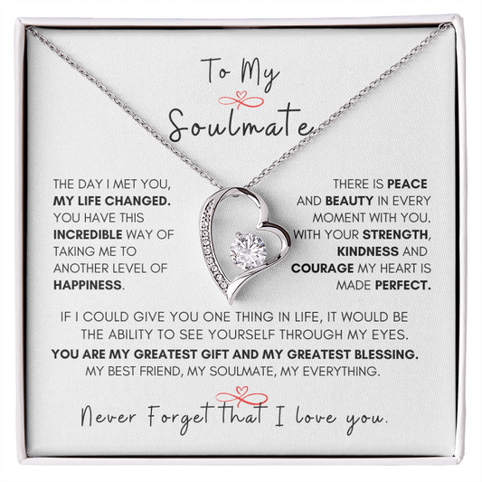 Forever Love Necklace for My Soulmate