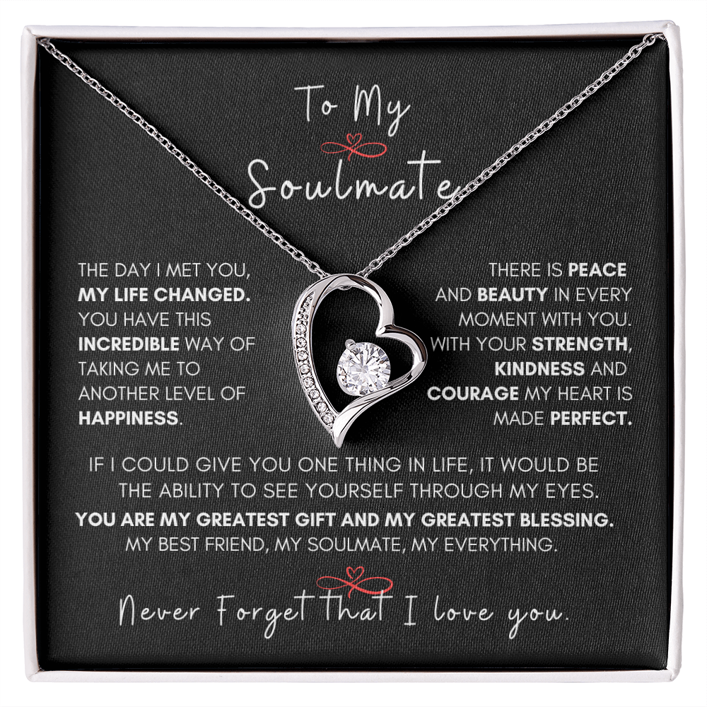 Forever Love Necklace for My Soulmate