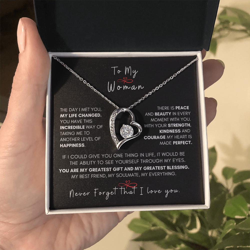 Forever Love Necklace for My Woman