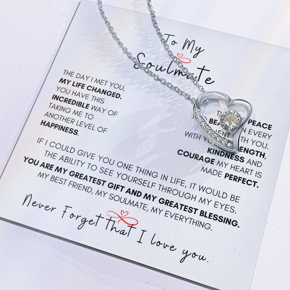 Forever Love Necklace for My Soulmate