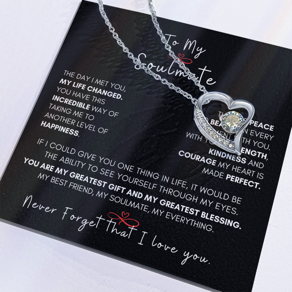 Forever Love Necklace for My Soulmate