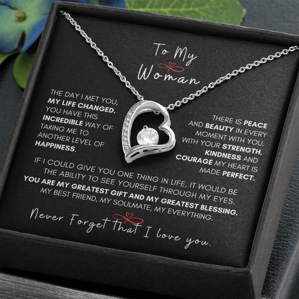 Forever Love Necklace for My Woman