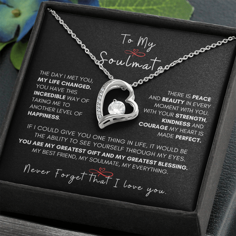 Forever Love Necklace for My Soulmate