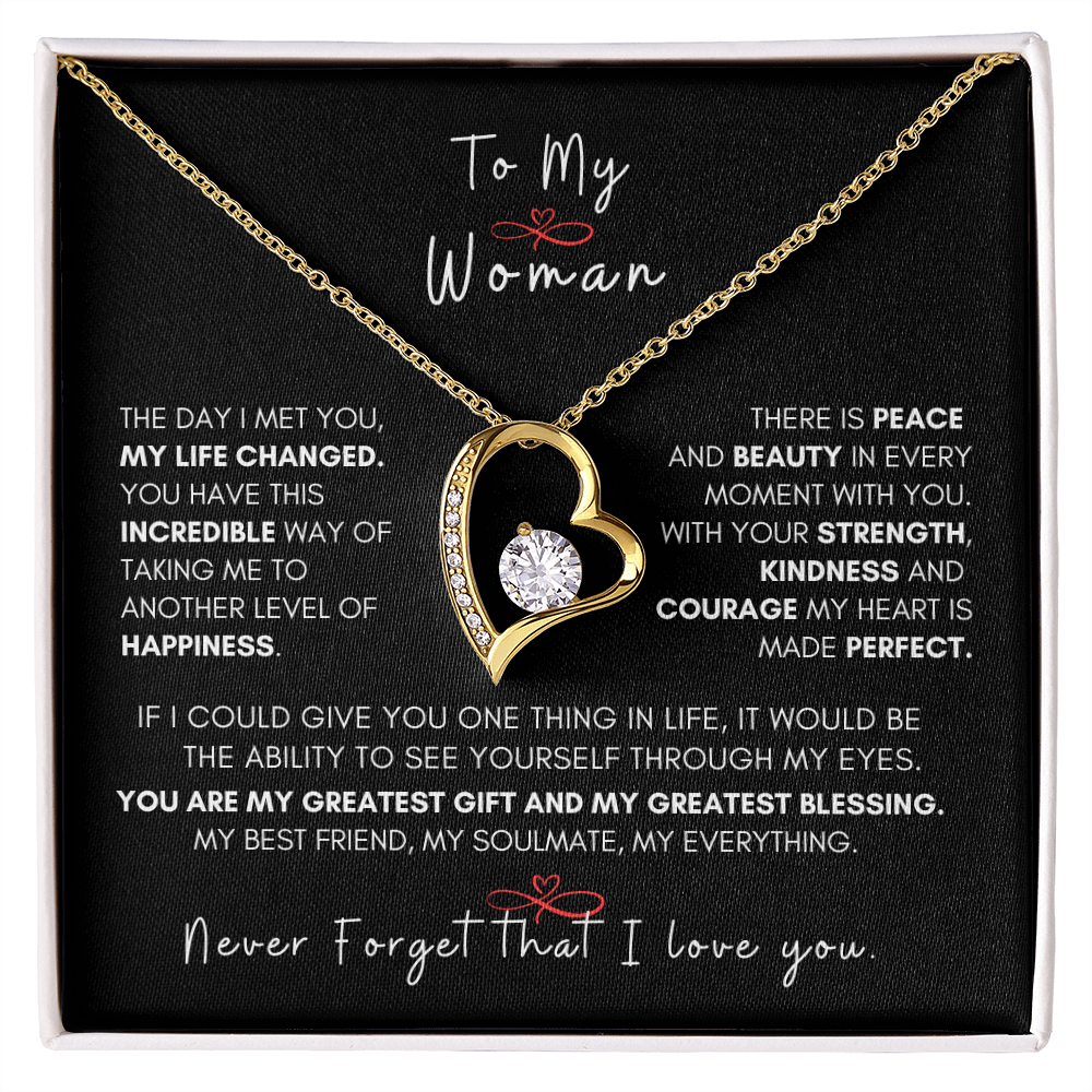 Forever Love Necklace for My Woman