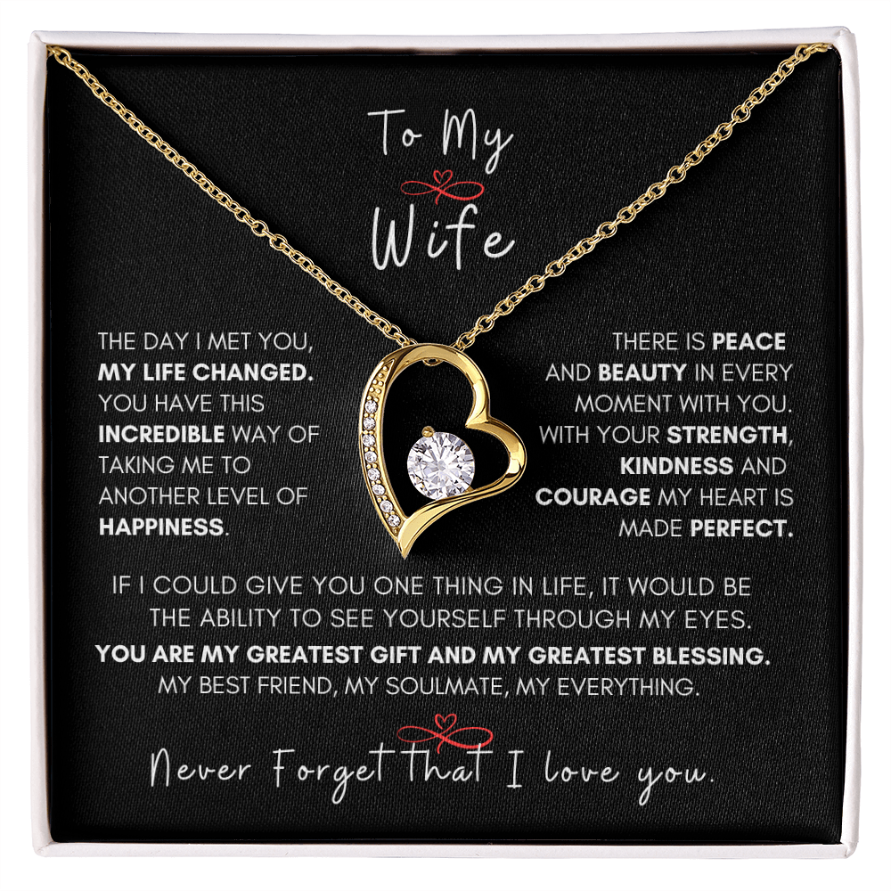 Forever Love Necklace for My Wife