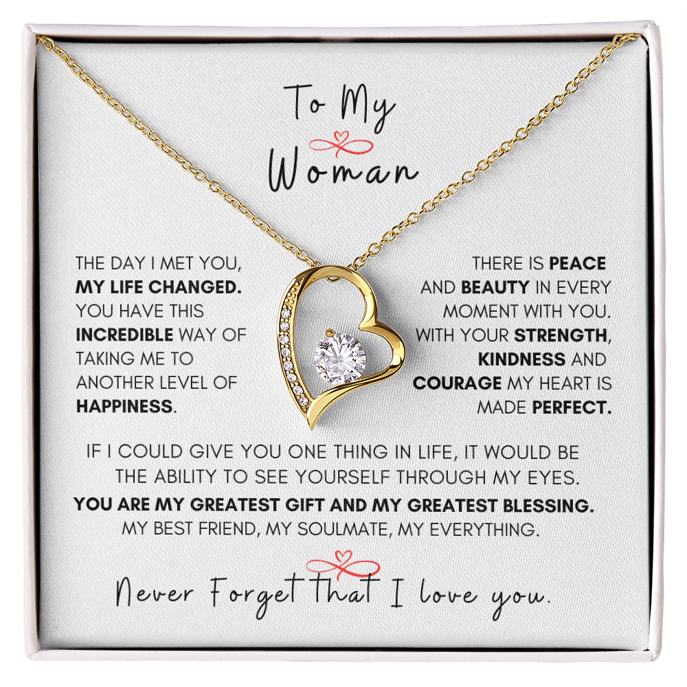 Forever Love Necklace for the Woman I Love