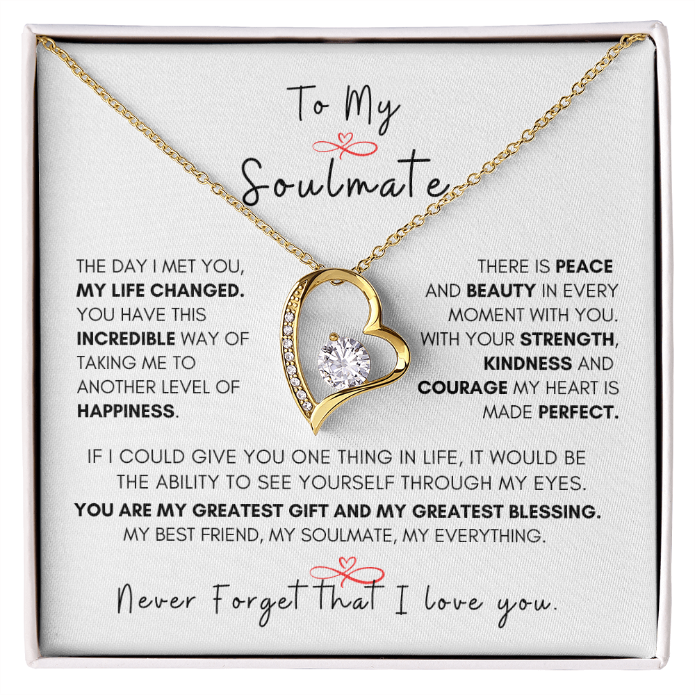 Forever Love Necklace for My Soulmate