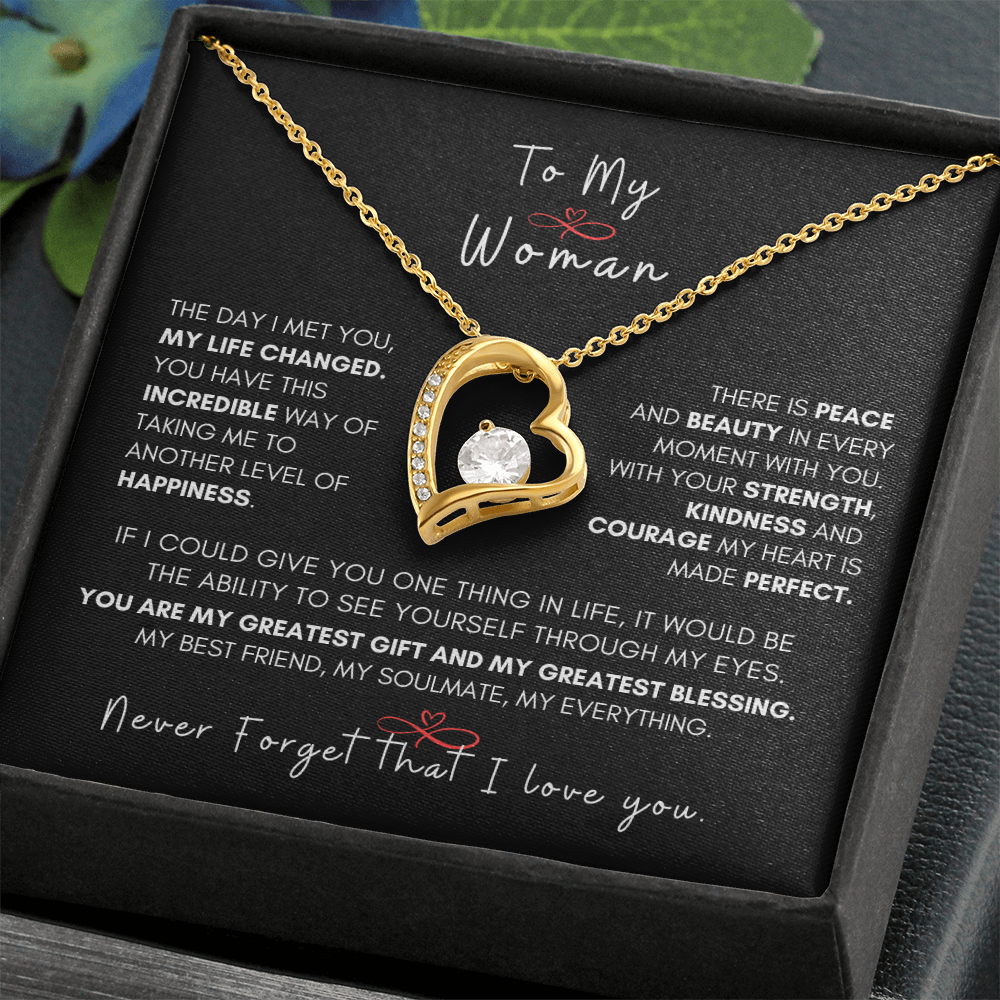 Forever Love Necklace for My Woman