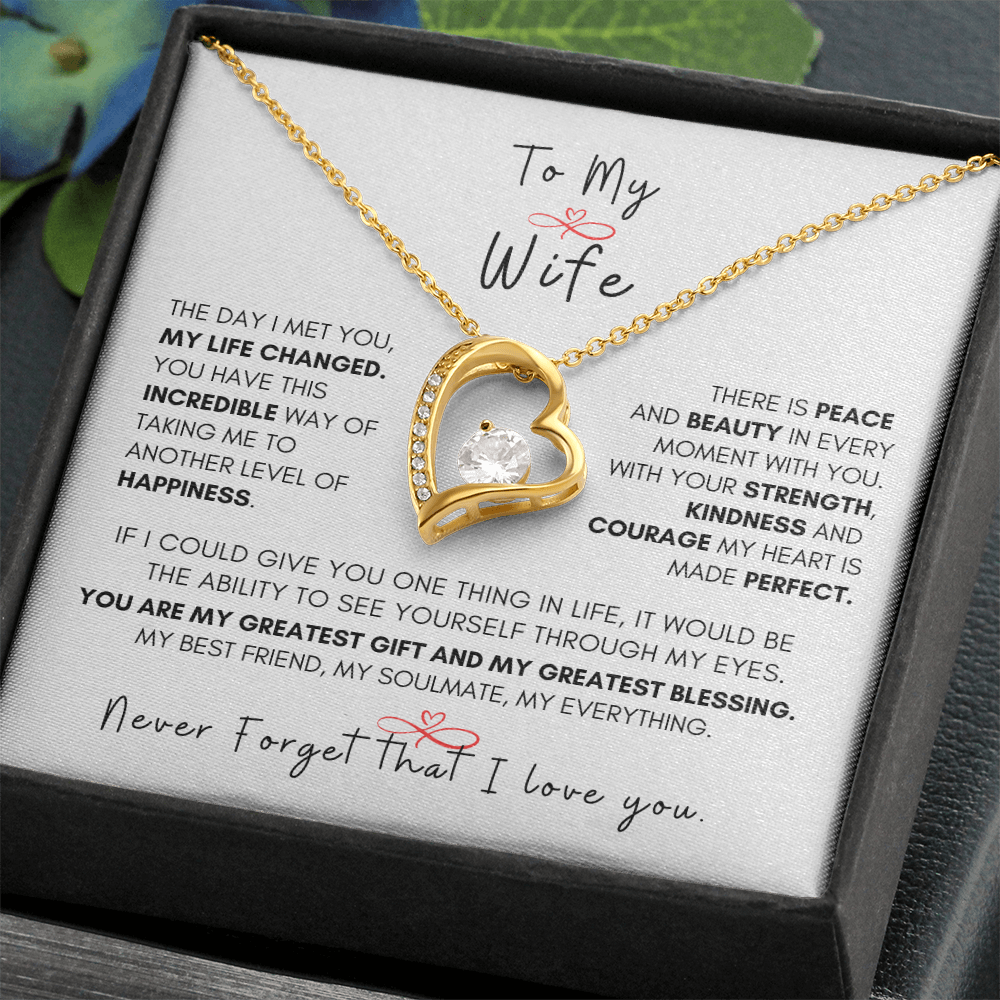 Forever Love Necklace for My Wife