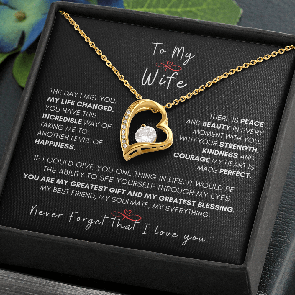 Forever Love Necklace for My Wife