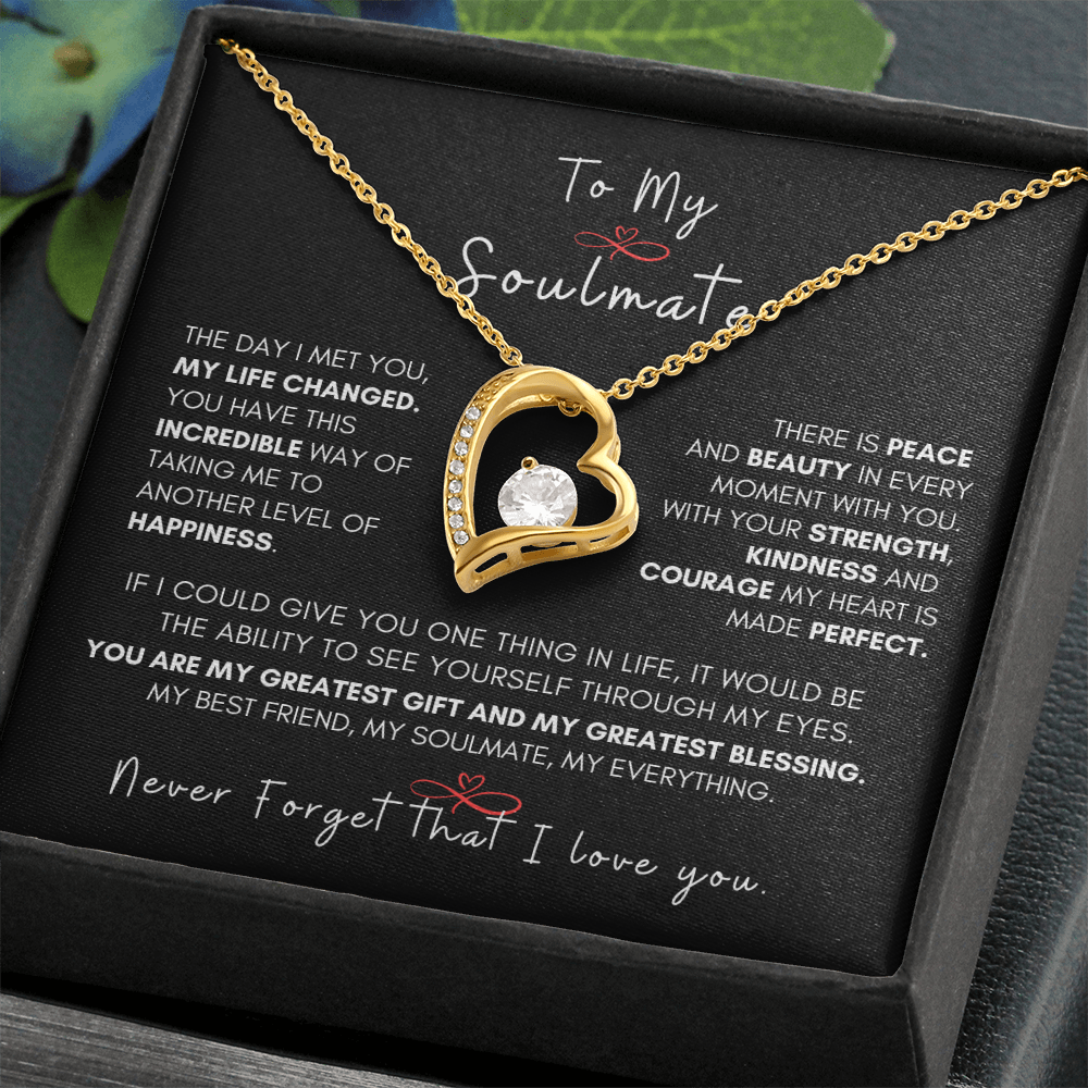Forever Love Necklace for My Soulmate