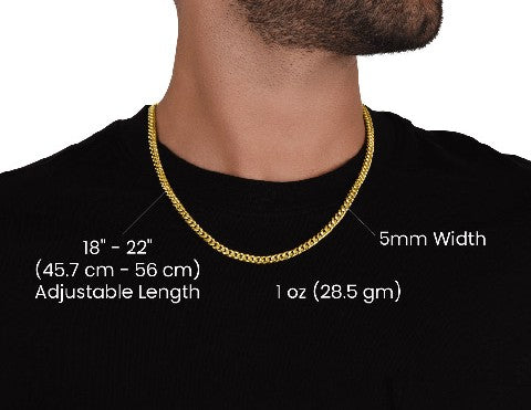 Forever Love Men's Cuban Link Chain for My Man