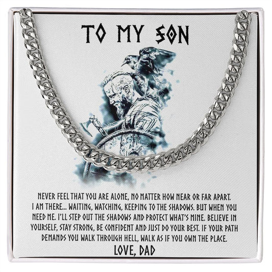 My Son| Stay Strong - Cuban Link Chain