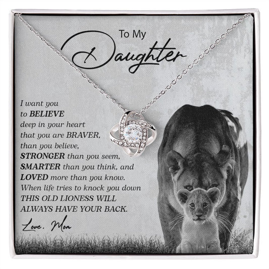 My Daughter | This Old Lioness - Love Knot Necklace