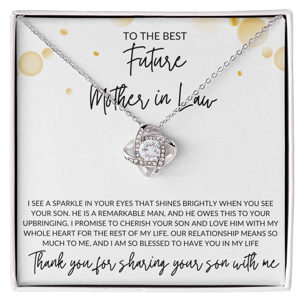 Future Mother In Law | Thank You - Love Knot Necklace