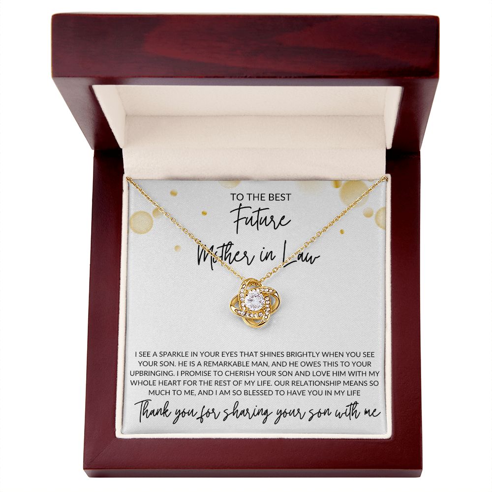 Future Mother In Law | Thank You - Love Knot Necklace
