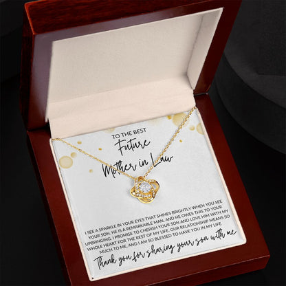 Future Mother In Law | Thank You - Love Knot Necklace