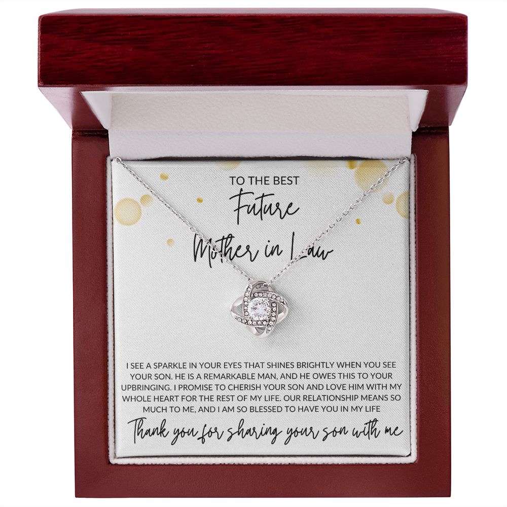 Future Mother In Law | Thank You - Love Knot Necklace